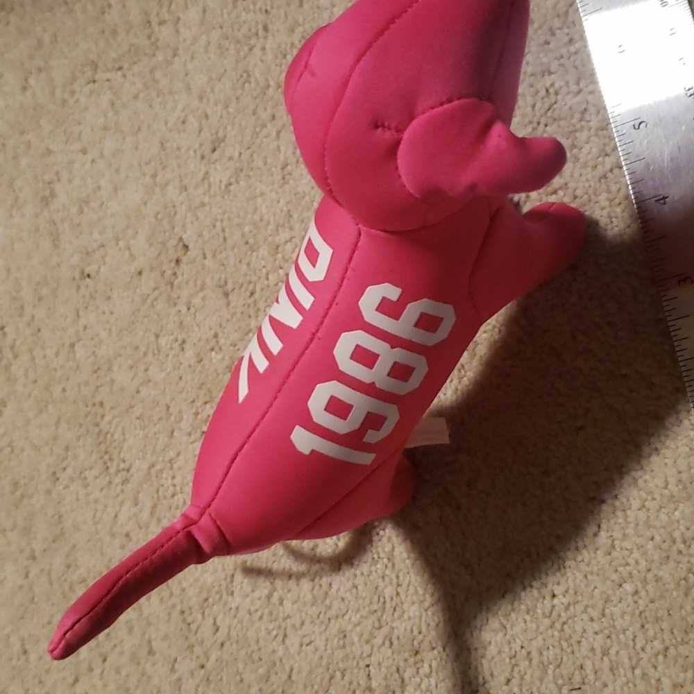Pink Victoria secret dog Pink and white